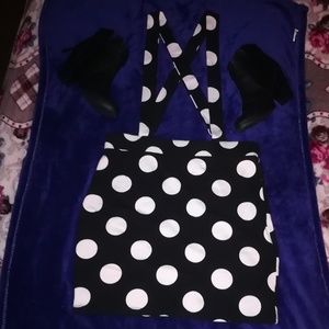 Polkadot Overall Skirt